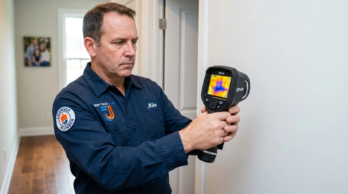 Thermal imaging leak detection by Johns Plumbing LLC in Lawai
